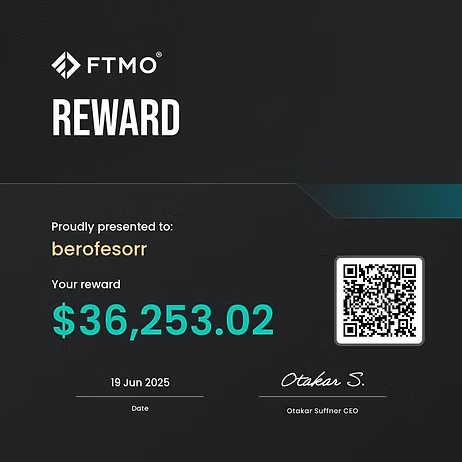 FTMO ödeme sertifikası, 36.253,02 dolar